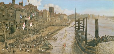 Old Chelsea, The Last Regatta by Walter Greaves